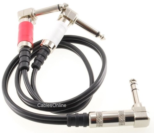Trs stereo plug to dual - trs,